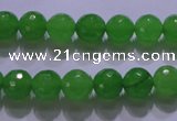 CCN2302 15.5 inches 12mm faceted round candy jade beads wholesale