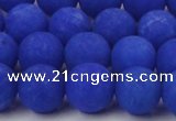 CCN2433 15.5 inches 6mm round matte candy jade beads wholesale