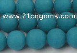 CCN2492 15.5 inches 12mm round matte candy jade beads wholesale