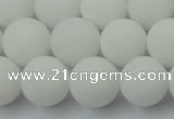 CCN2500 15.5 inches 14mm round matte candy jade beads wholesale