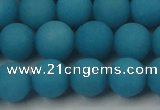 CCN2511 15.5 inches 14mm round matte candy jade beads wholesale