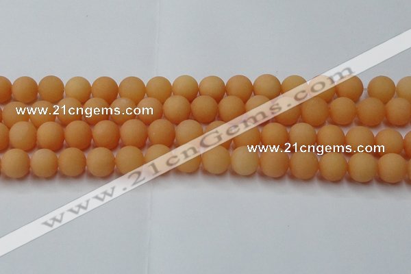 CCN2519 15.5 inches 12mm round matte candy jade beads wholesale