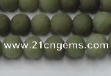 CCN2545 15.5 inches 8mm round matte candy jade beads wholesale