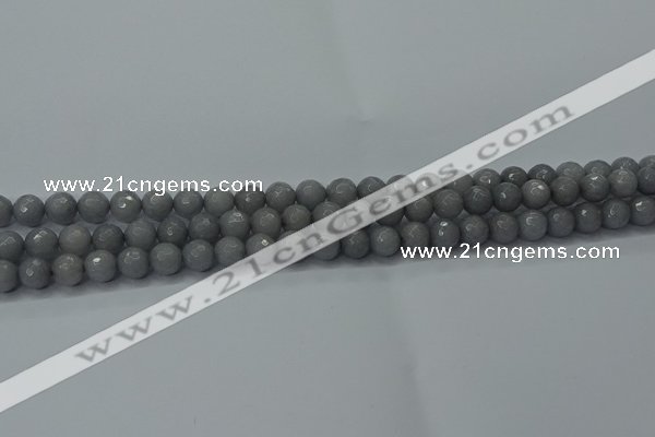 CCN2560 15 inches 8mm faceted round candy jade beads wholesale