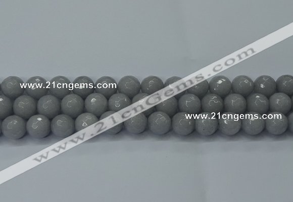 CCN2563 15 inches 14mm faceted round candy jade beads wholesale