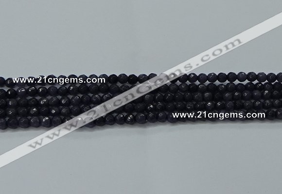 CCN2566 15 inches 6mm faceted round candy jade beads wholesale