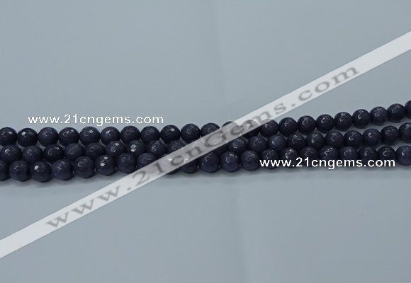 CCN2567 15 inches 8mm faceted round candy jade beads wholesale