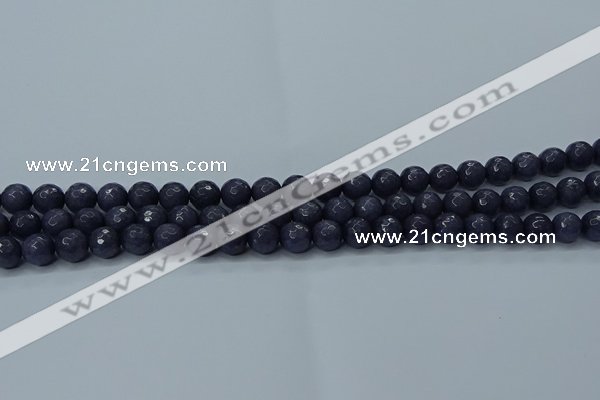 CCN2568 15 inches 10mm faceted round candy jade beads wholesale