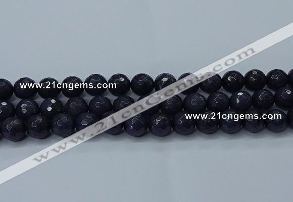 CCN2570 15 inches 14mm faceted round candy jade beads wholesale