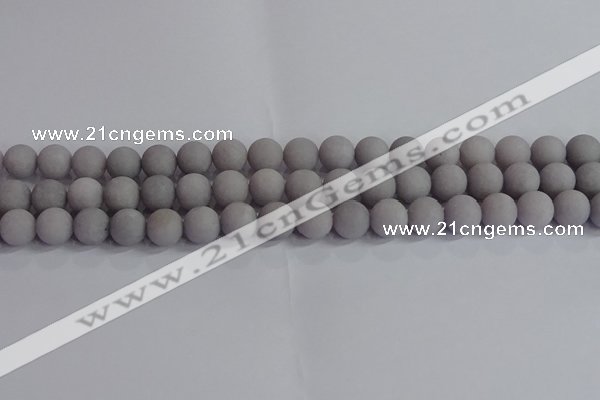 CCN2582 15.5 inches 8mm round matte candy jade beads wholesale