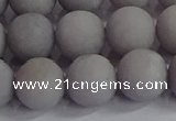 CCN2584 15.5 inches 12mm round matte candy jade beads wholesale