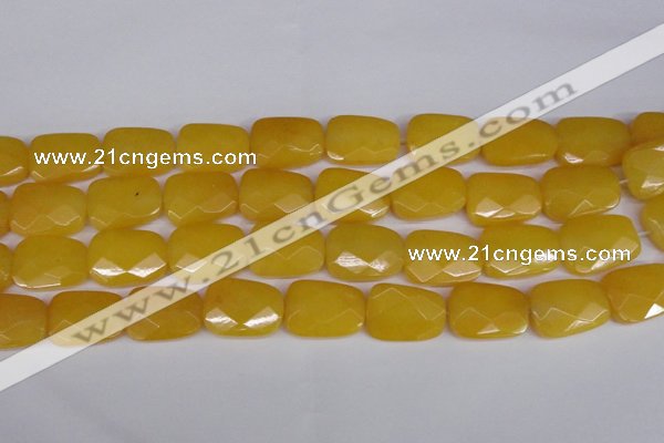 CCN2636 15.5 inches 18*25mm faceted trapezoid candy jade beads