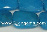 CCN2637 15.5 inches 18*25mm faceted trapezoid candy jade beads