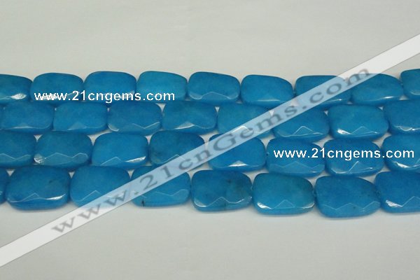 CCN2637 15.5 inches 18*25mm faceted trapezoid candy jade beads