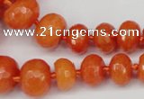 CCN2646 15.5 inches 5*8mm - 12*16mm faceted rondelle candy jade beads