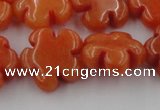 CCN2662 15.5 inches 16mm carved flower candy jade beads wholesale