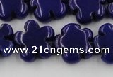 CCN2665 15.5 inches 16mm carved flower candy jade beads wholesale