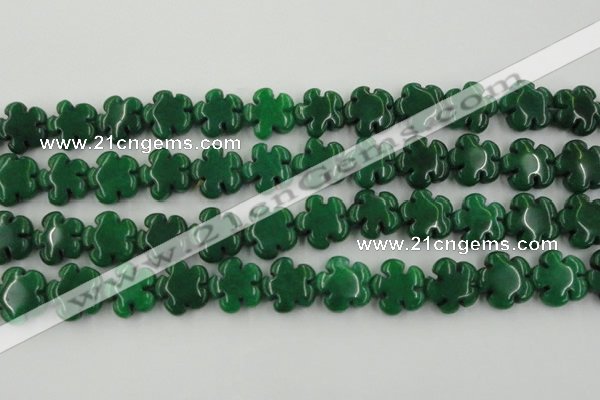 CCN2667 15.5 inches 16mm carved flower candy jade beads wholesale