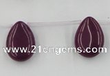 CCN2680 Top-drilled 13*18mm flat teardrop candy jade beads