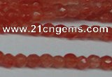 CCN2801 15.5 inches 2mm tiny faceted round candy jade beads