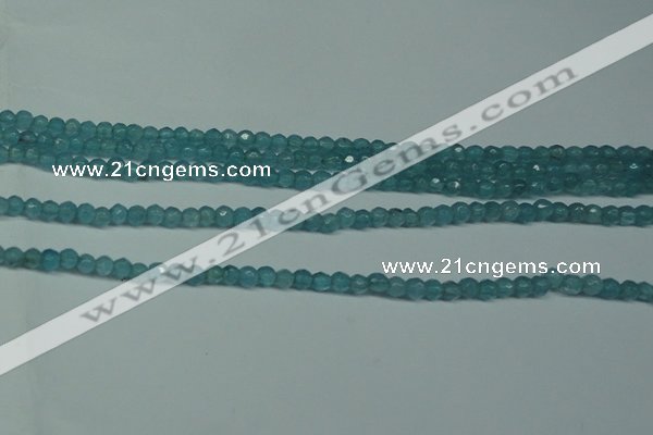 CCN2802 15.5 inches 2mm tiny faceted round candy jade beads