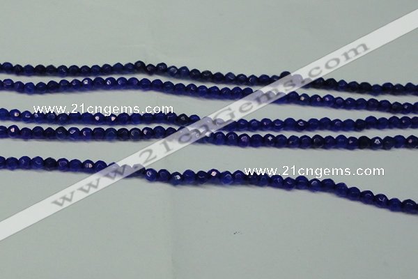 CCN2803 15.5 inches 2mm tiny faceted round candy jade beads