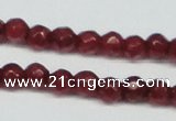 CCN2813 15.5 inches 3mm tiny faceted round candy jade beads