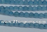 CCN2814 15.5 inches 3mm tiny faceted round candy jade beads