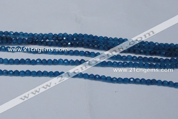 CCN2816 15.5 inches 3mm tiny faceted round candy jade beads