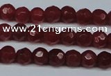 CCN2821 15.5 inches 4mm tiny faceted round candy jade beads