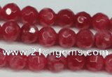 CCN2831 15.5 inches 5mm faceted round candy jade beads