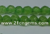 CCN2834 15.5 inches 5mm faceted round candy jade beads