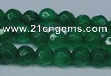 CCN2835 15.5 inches 5mm faceted round candy jade beads