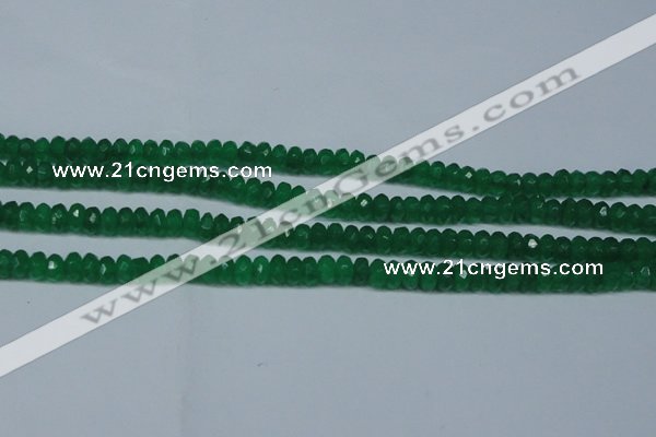 CCN2854 15.5 inches 2*4mm faceted rondelle candy jade beads