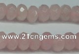 CCN2860 15.5 inches 4*6mm faceted rondelle candy jade beads