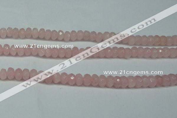 CCN2860 15.5 inches 4*6mm faceted rondelle candy jade beads