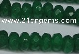 CCN2864 15.5 inches 4*6mm faceted rondelle candy jade beads