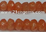 CCN2872 15.5 inches 5*8mm faceted rondelle candy jade beads