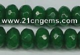 CCN2875 15.5 inches 5*8mm faceted rondelle candy jade beads