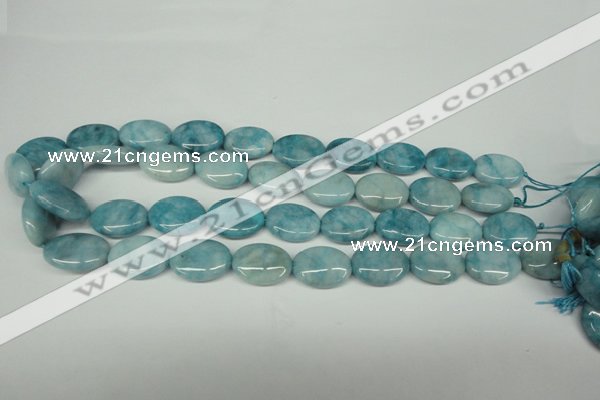 CCN2951 15.5 inches 15*20mm oval candy jade beads wholesale