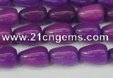 CCN3754 15.5 inches 8*12mm teardrop candy jade beads wholesale