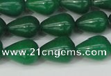 CCN3770 15.5 inches 10*14mm teardrop candy jade beads wholesale