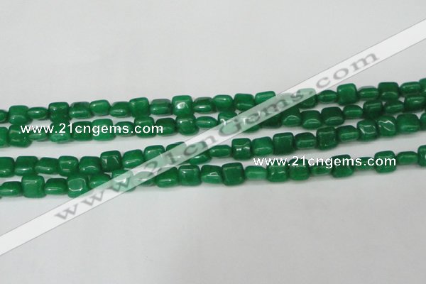 CCN3793 15.5 inches 8*8mm square candy jade beads wholesale