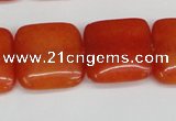 CCN3801 15.5 inches 20*20mm square candy jade beads wholesale