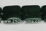 CCN3809 15.5 inches 20*20mm square candy jade beads wholesale