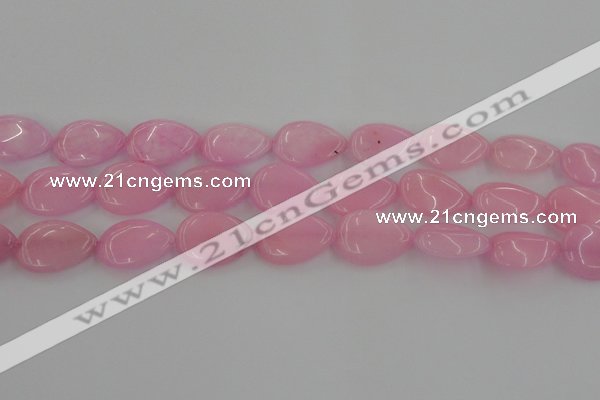 CCN3890 15.5 inches 18*25mm flat teardrop candy jade beads