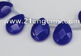 CCN3940 Top-drilled 12*15mm briolette candy jade beads wholesale