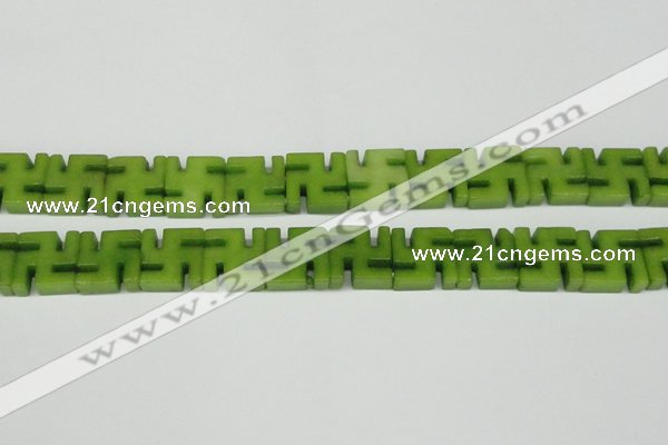 CCN3964 15.5 inches 20*20mm svastika candy jade beads wholesale