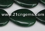 CCN3980 15.5 inches 30*40mm flat teardrop candy jade beads