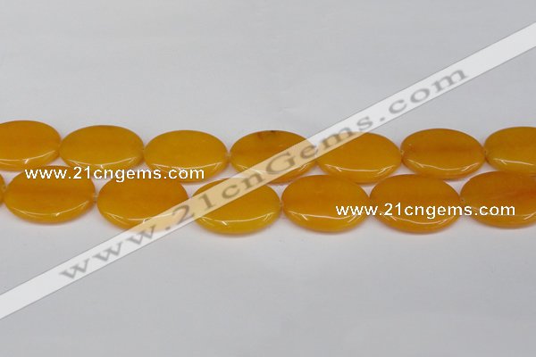 CCN3985 15.5 inches 30*40mm oval candy jade beads wholesale